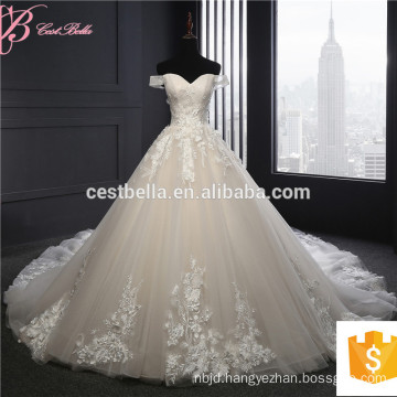 OY095 Gorgeous Women Design Church Elegant Princess Ball Gown Wedding Dresses